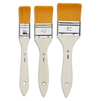 Pebeo Flat Wash Brush Sets