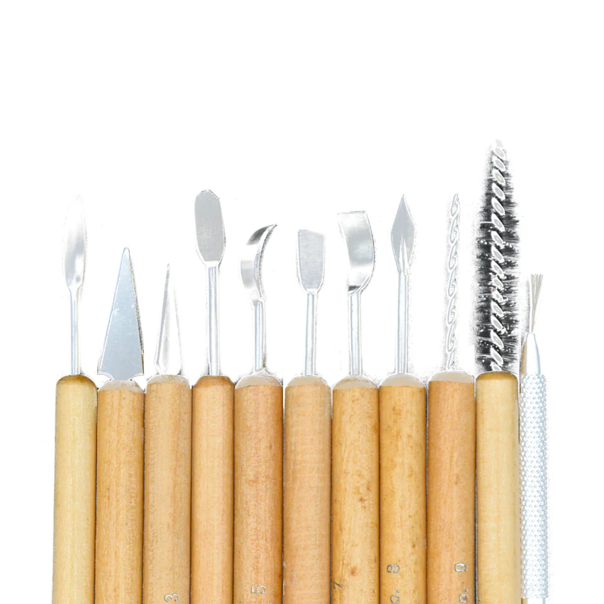 Clean Up Pottery Tool - 11 piece set