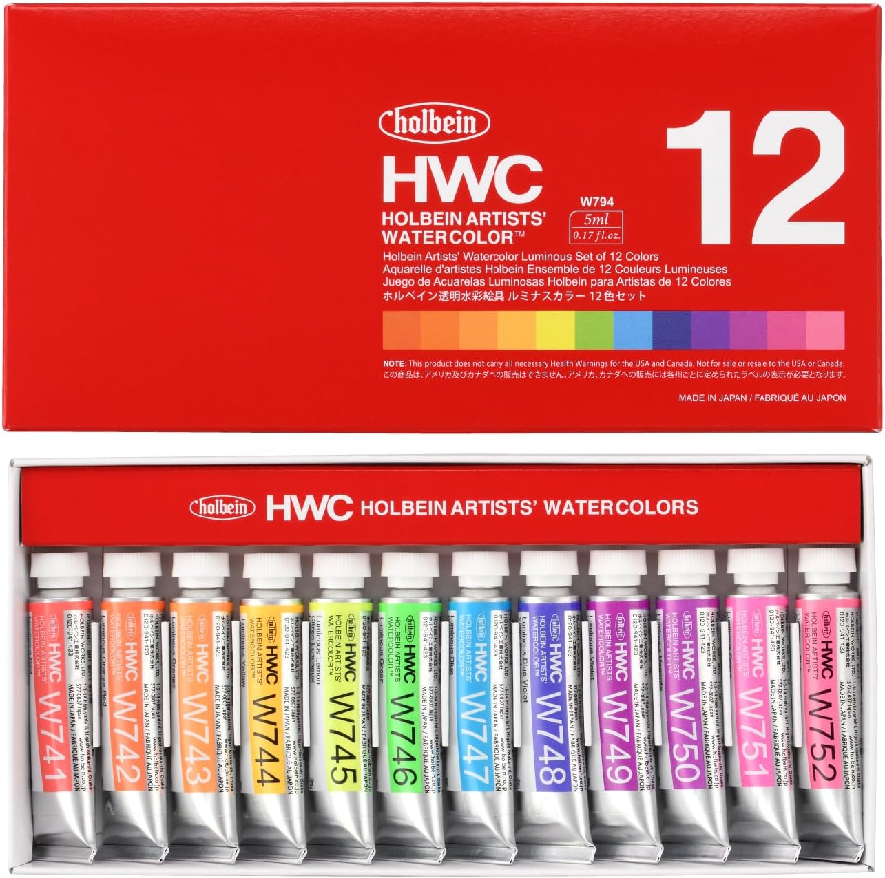 Holbein Luminous Watercolour Sets
