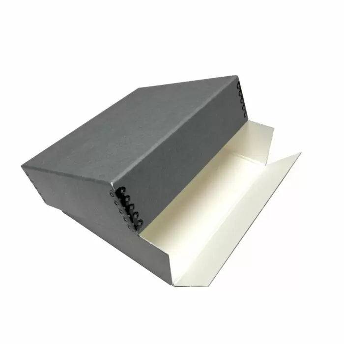 Scatola Portadocumenti Lineco Museum 9,5x12x3 Pollici Nera Senza Acidi E Lignina - Foto 4