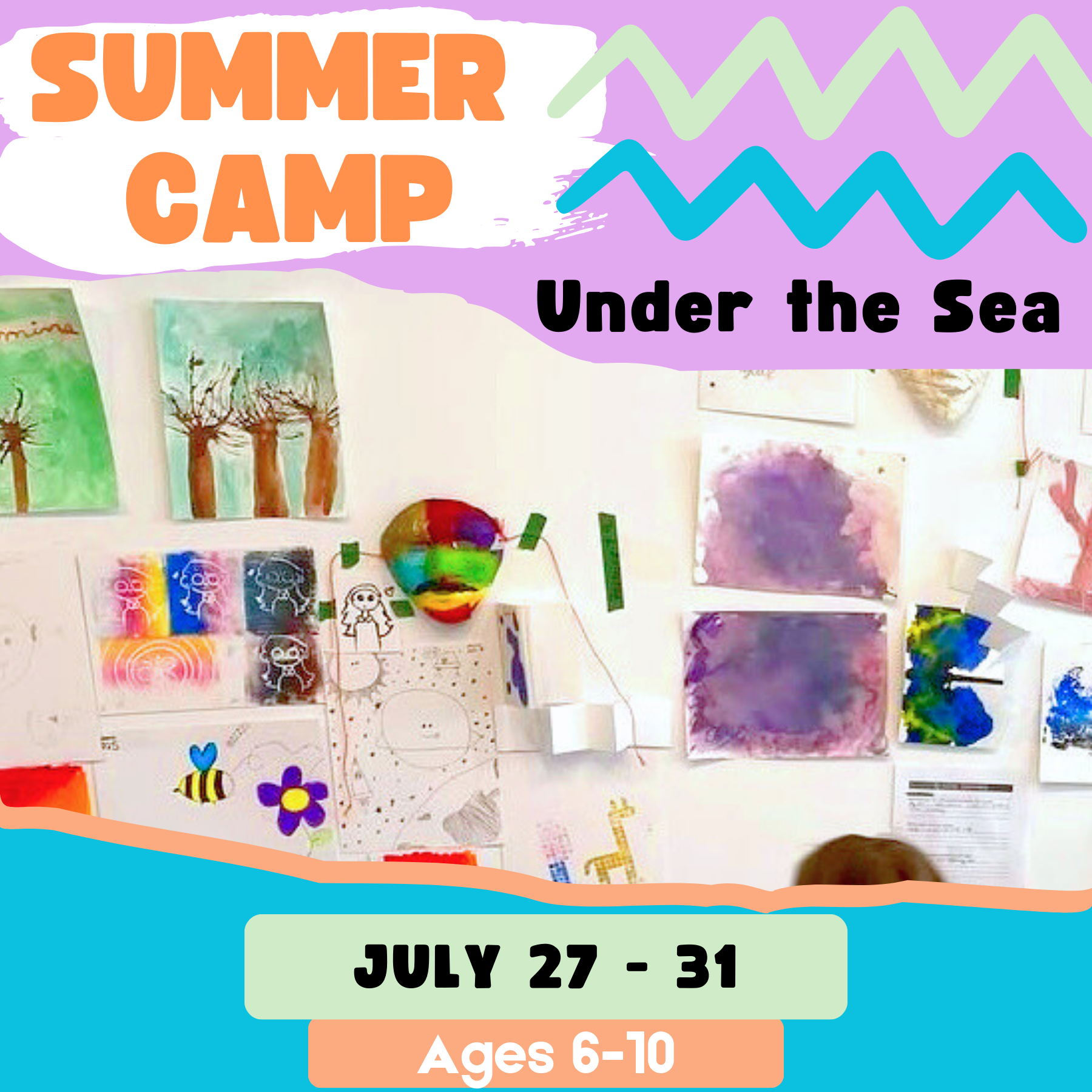 Summer Art Camp: Under the Sea (Ages 6-10)
