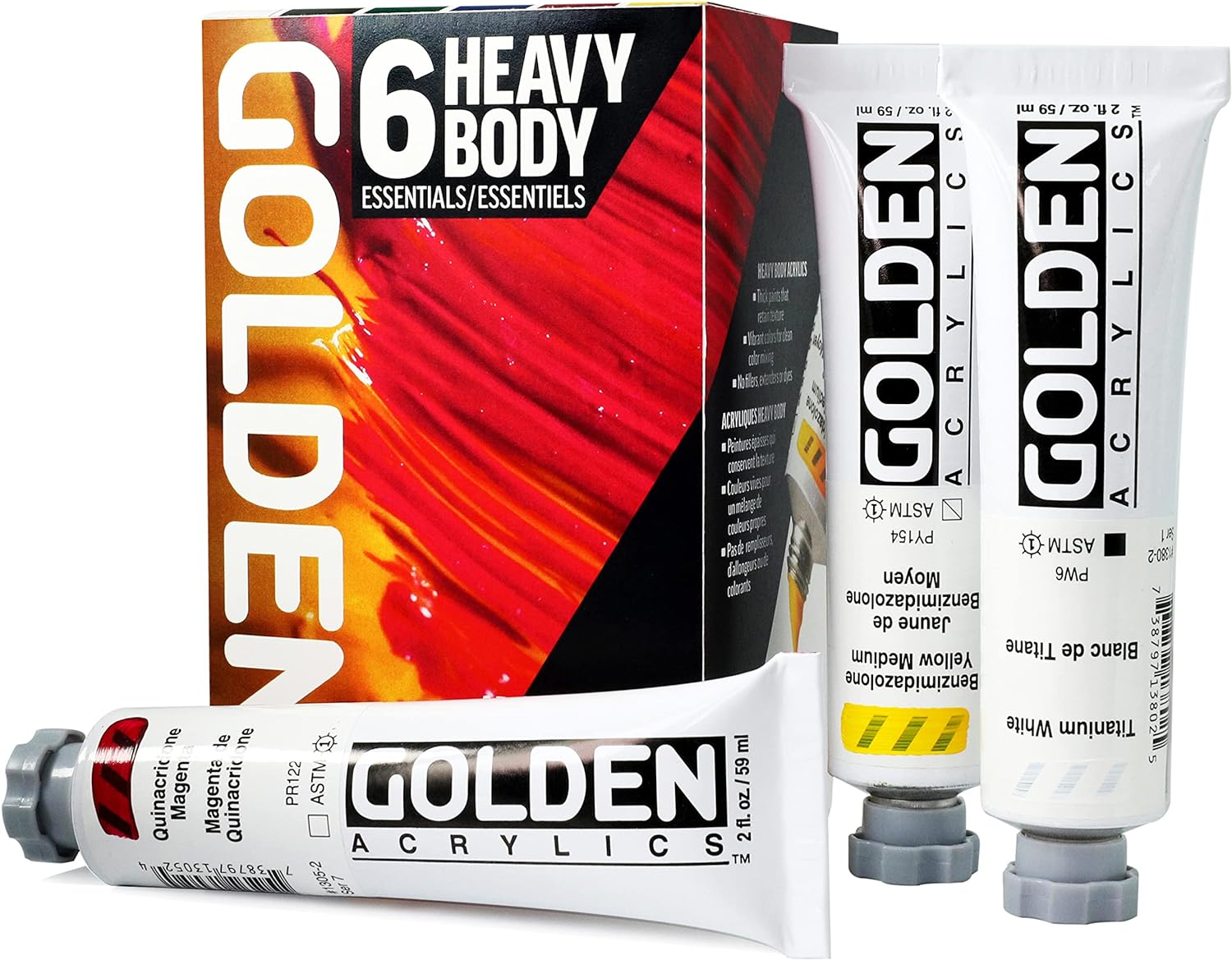 Golden Heavy Body Acrylic Paint Sets