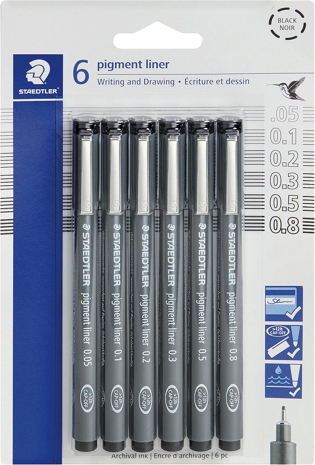 Staedtler Pigment Liner 6 pack