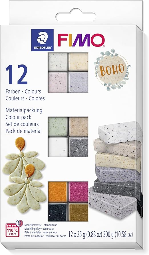 Fimo Soft Polymer Clay Half Block Sets