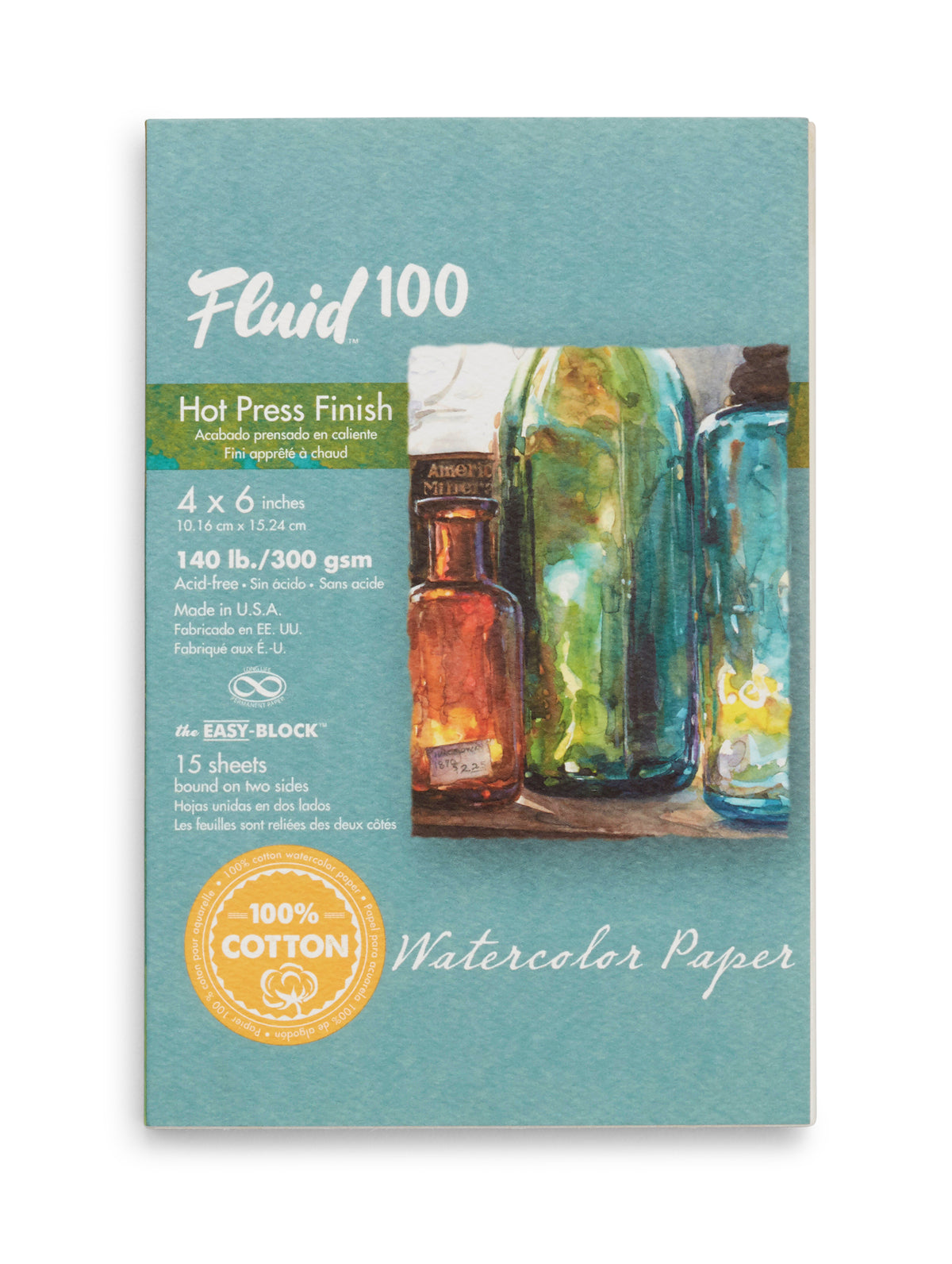 Fluid 100 Watercolour Blocks - Wyndham Art Supplies