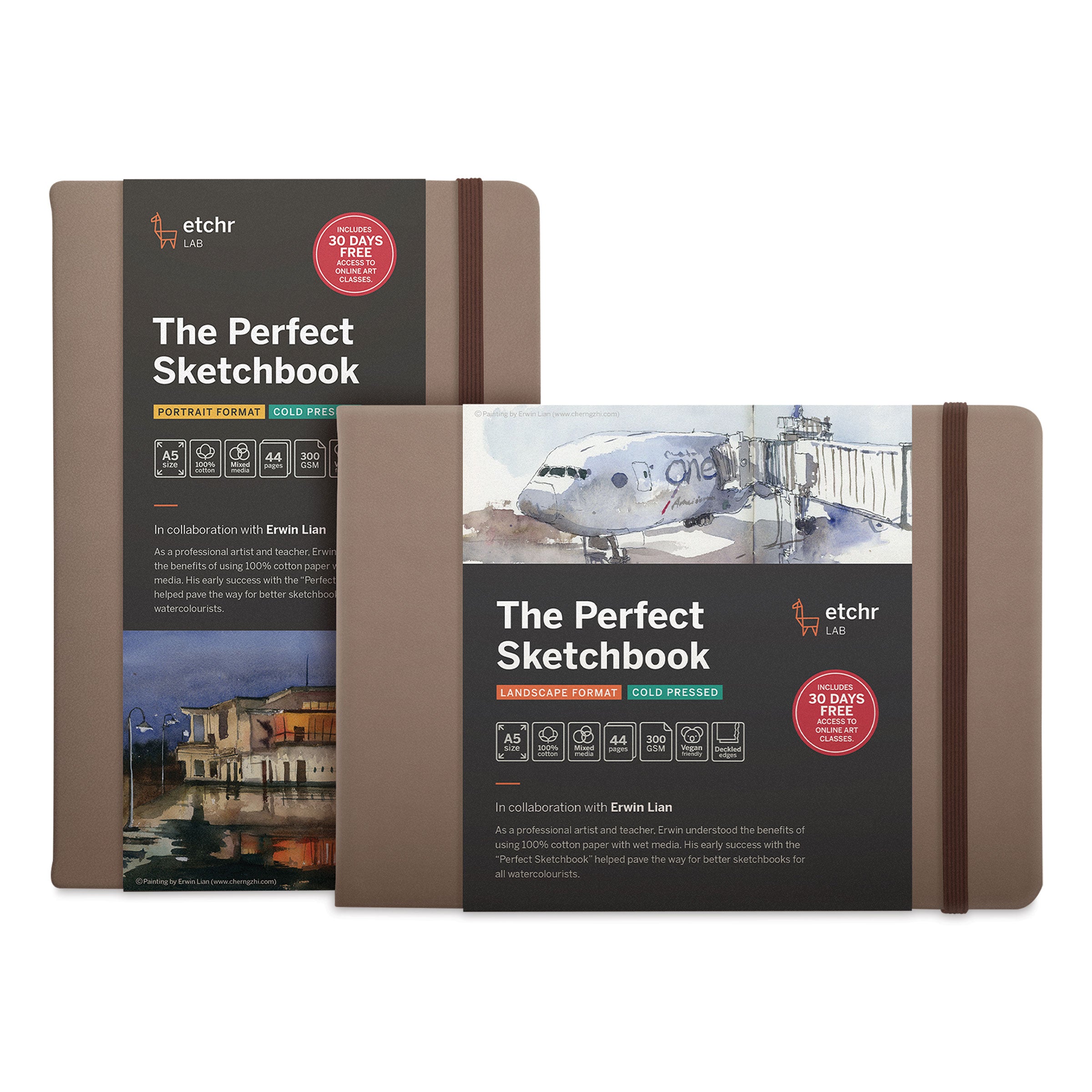 Etchr Perfect Sketchbook - Deckled Edge