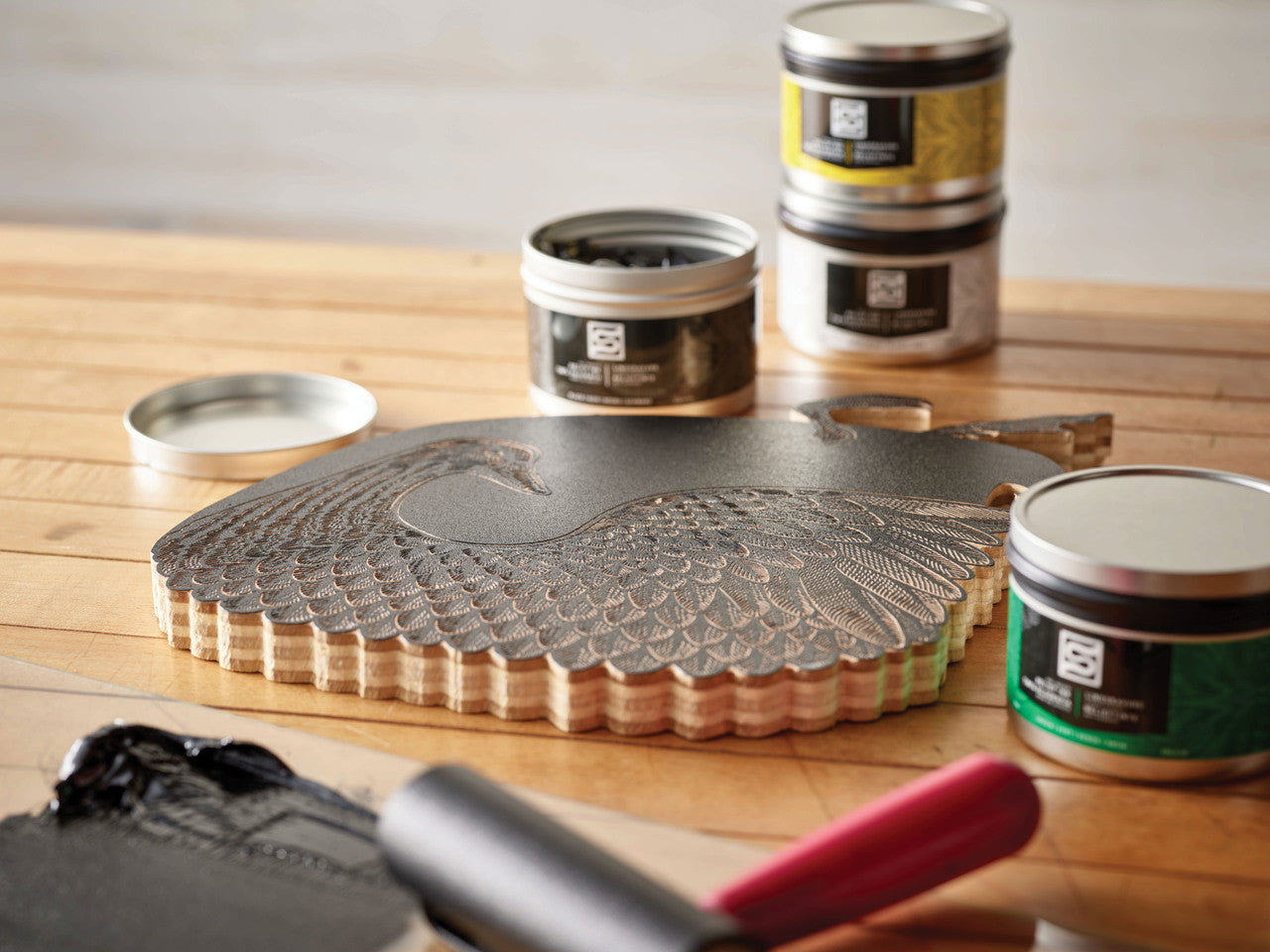 Speedball Mounted Lino Blocks - Wyndham Art Supplies