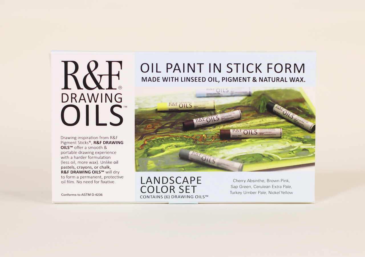 R & F Drawing Oils Color Sets