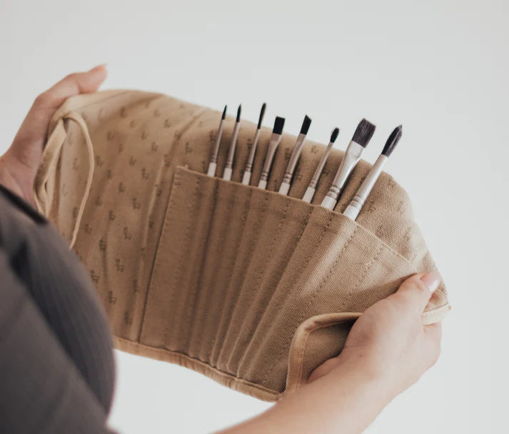 etchr Roll up Brush Pouch