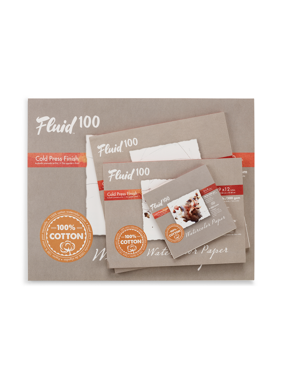 Fluid 100 Watercolour Blocks - Wyndham Art Supplies