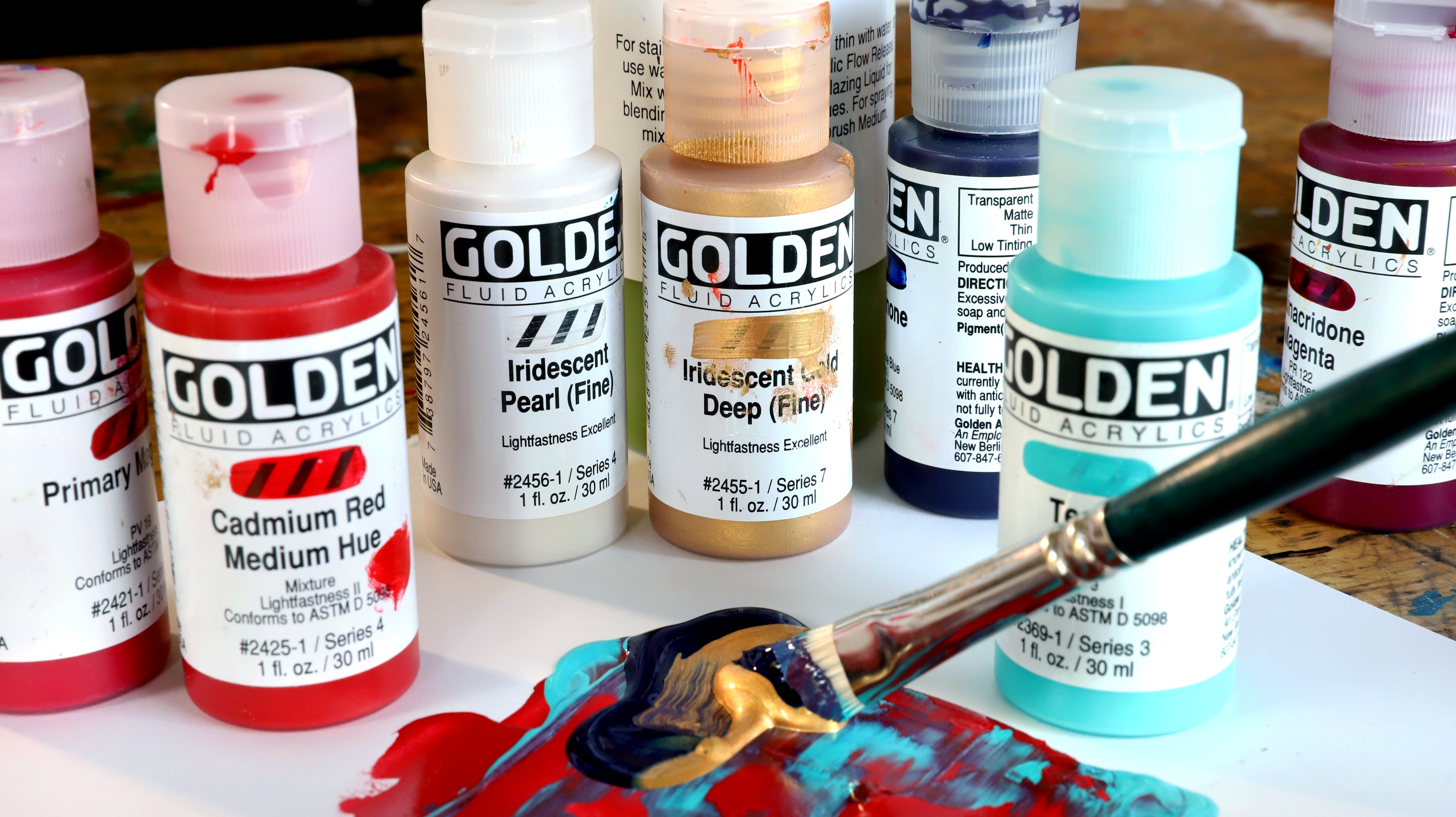 Golden Fluid Acrylics 1oz