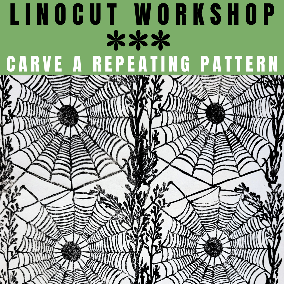 Linocut Workshop-Carve A Repeating Pattern