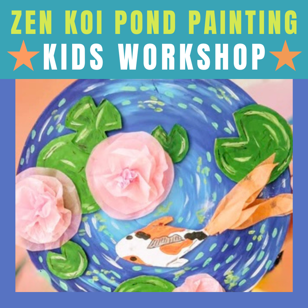 Zen Koi Pond Painting