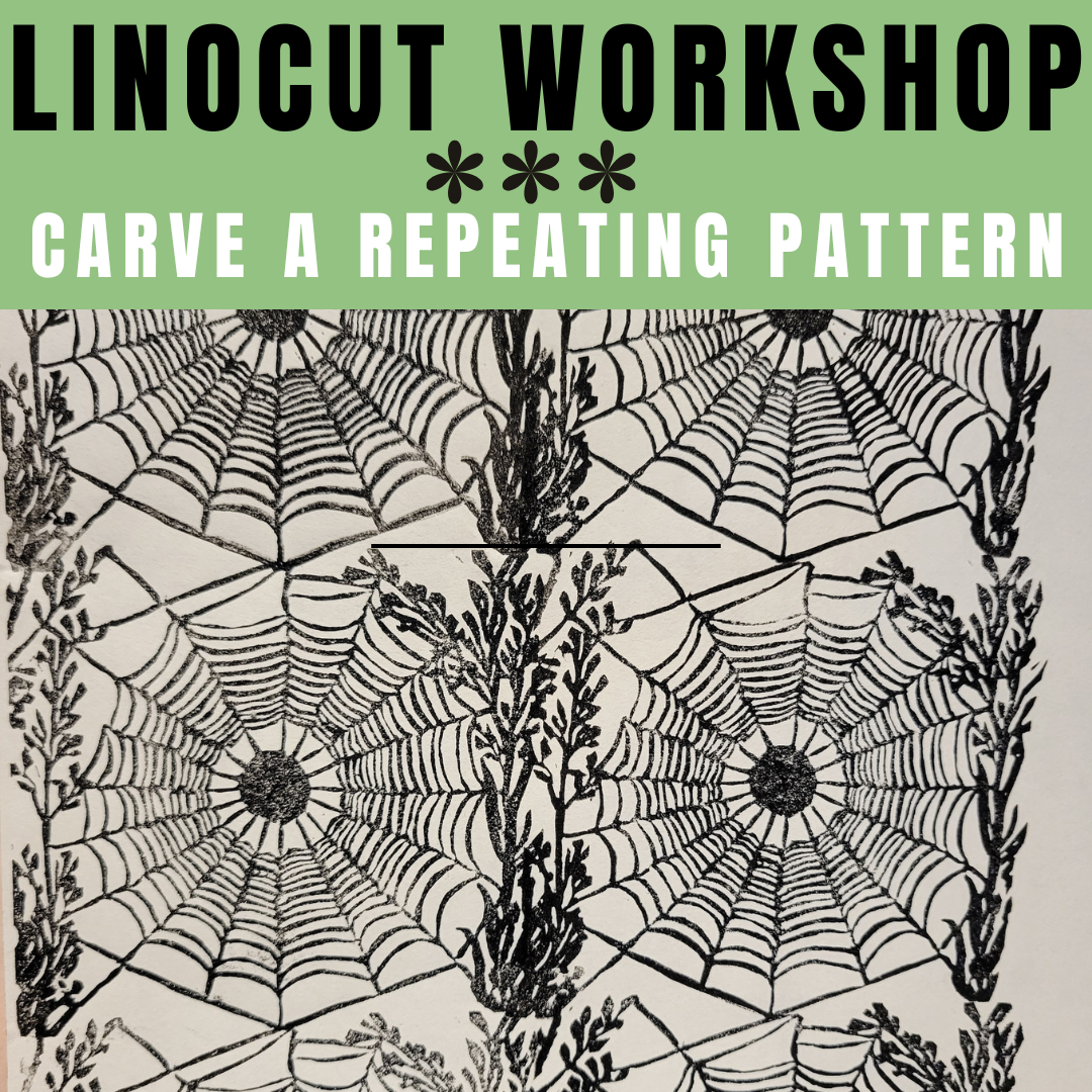 Linocut Workshop-Carve A Repeating Pattern