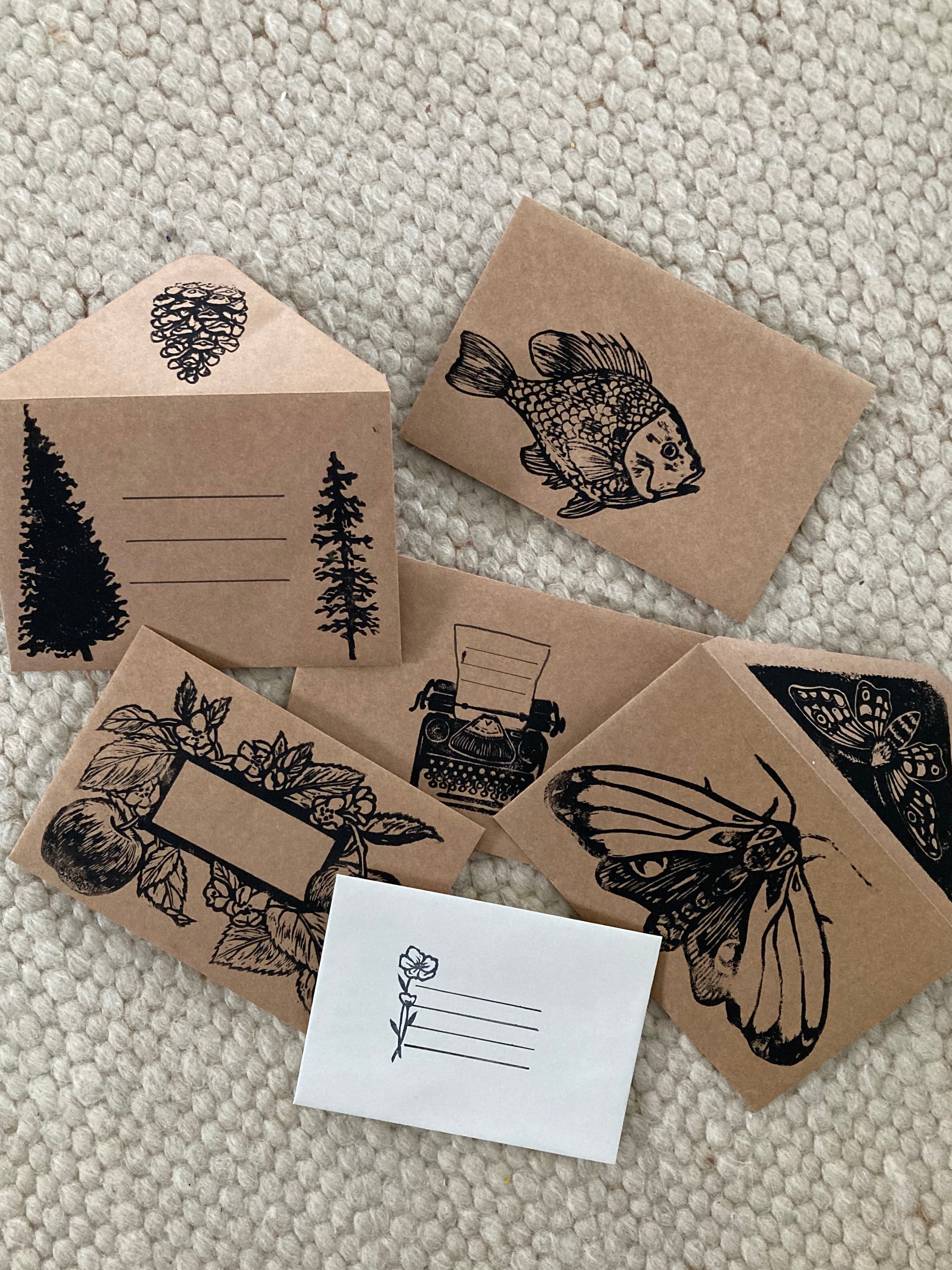 Linocut Card Making Workshop