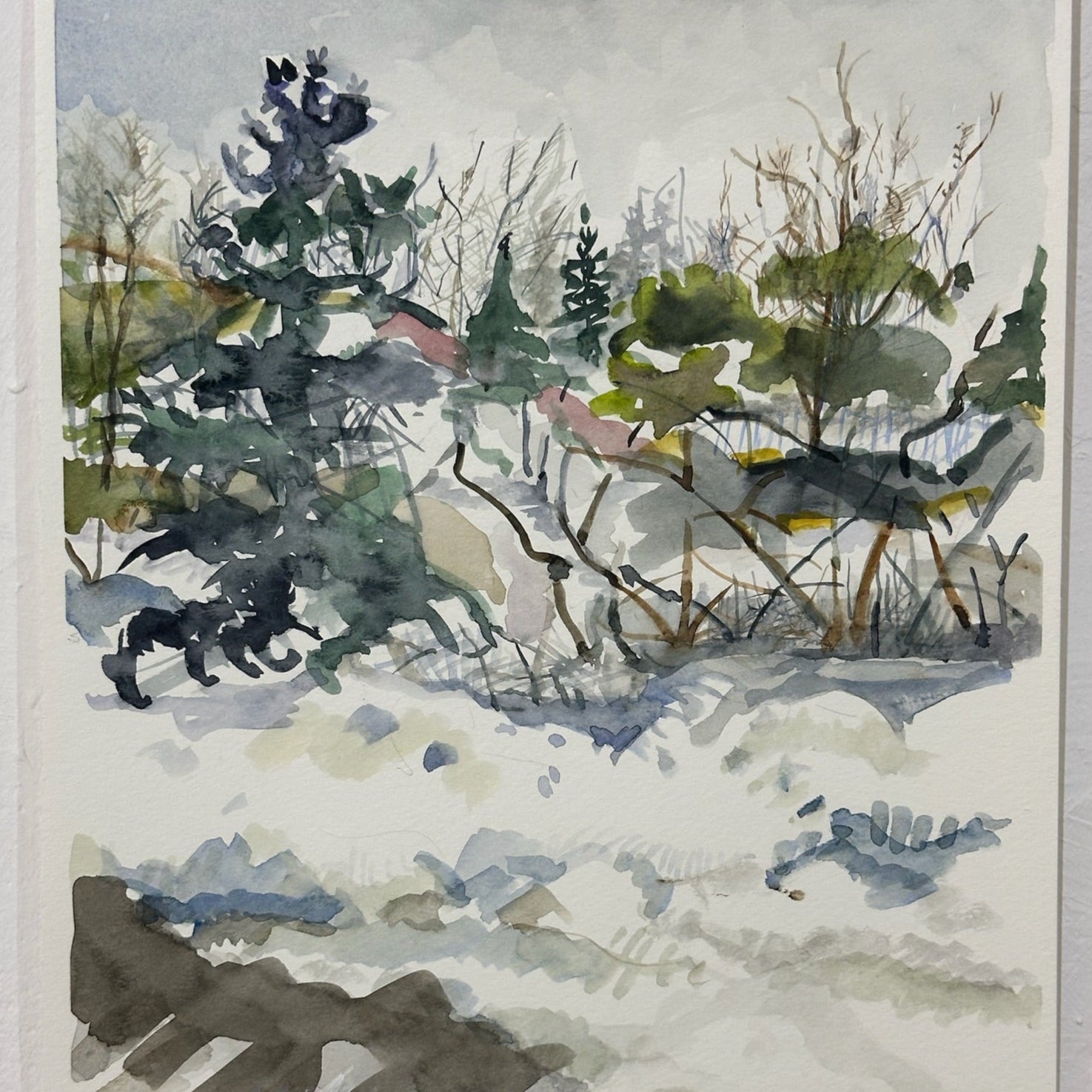 Landscape Painting with Water Based Media