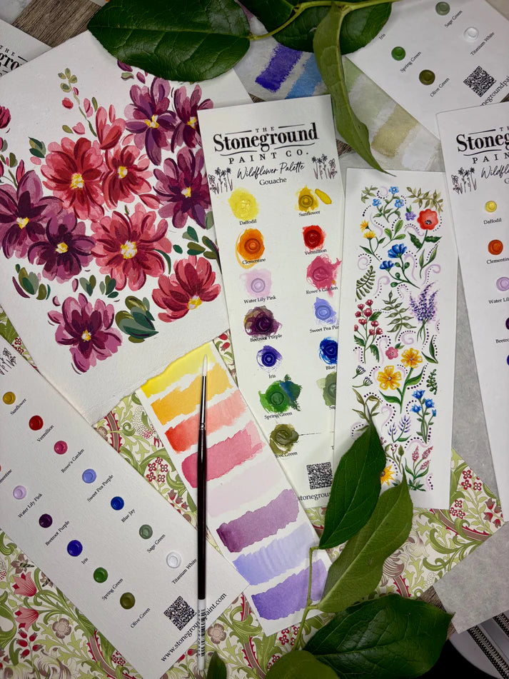Stoneground Gouache Dot Cards