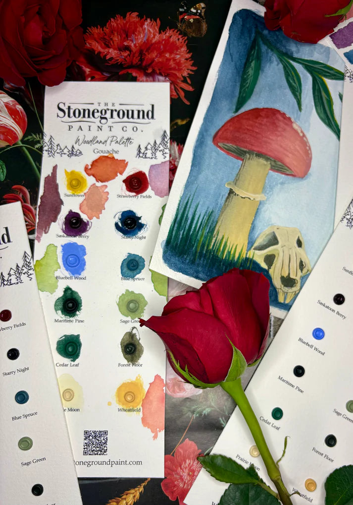 Stoneground Gouache Dot Cards