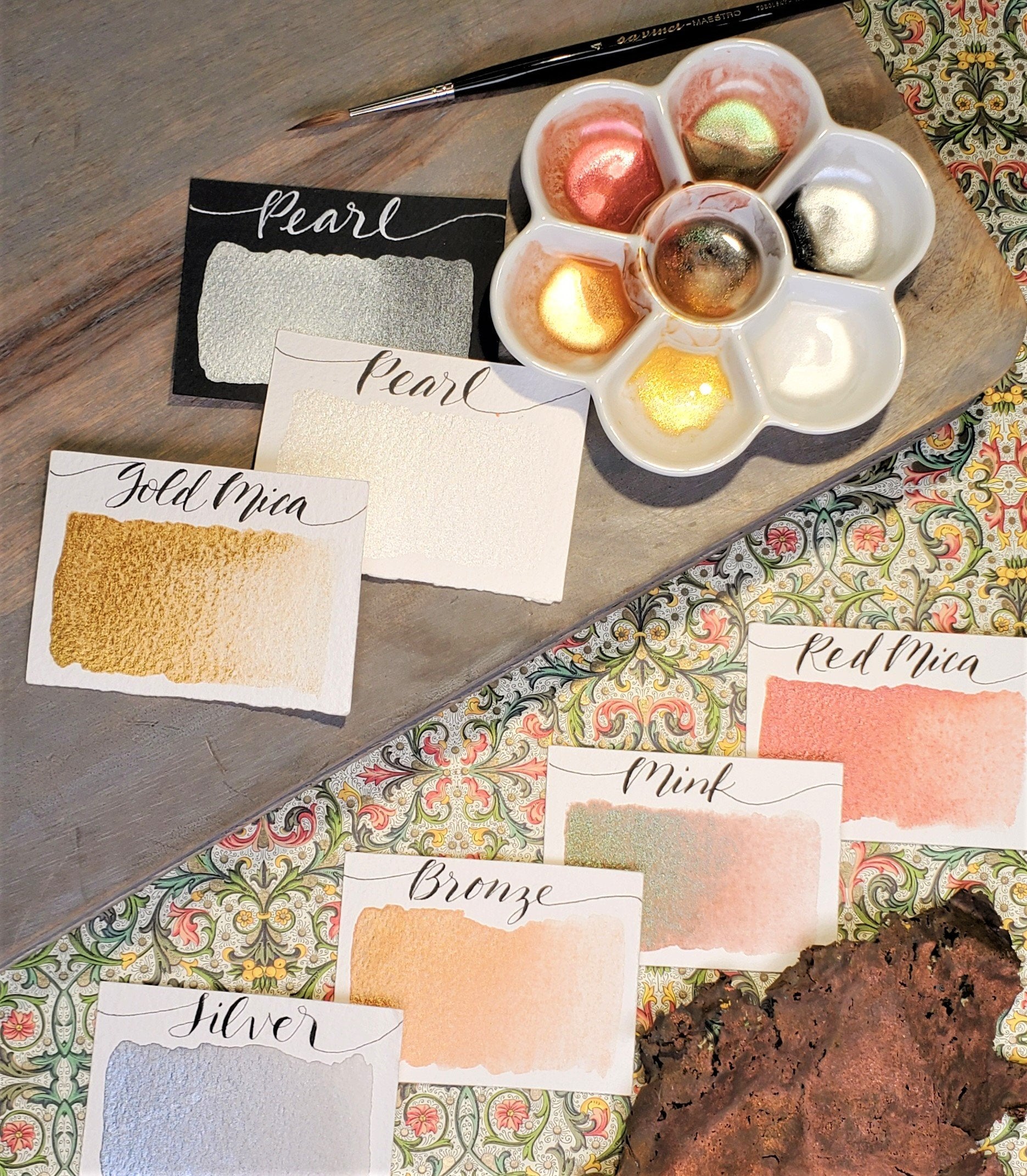 Stoneground Watercolour Paint - Metallic - 6