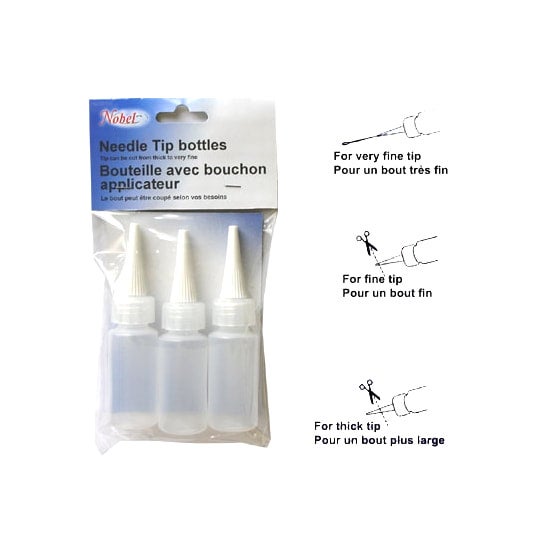Needle Tip Bottle - Set of 3 30ml