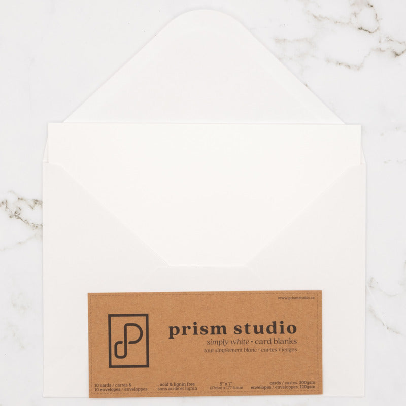 Prism Blank Cards & Envelopes 5" x 7"