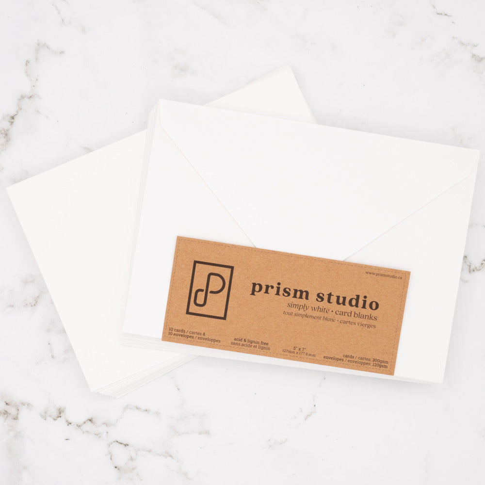 Prism Blank Cards & Envelopes 5" x 7"