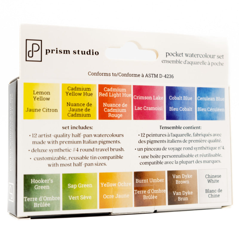 Prism Pocket Watercolour Set