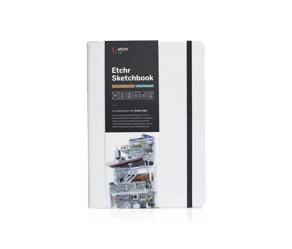Etchr Portrait Watercolour Sketchbooks