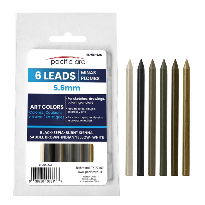 Pacific Arc 5.6mm Lead Holder Refills 6pc Set