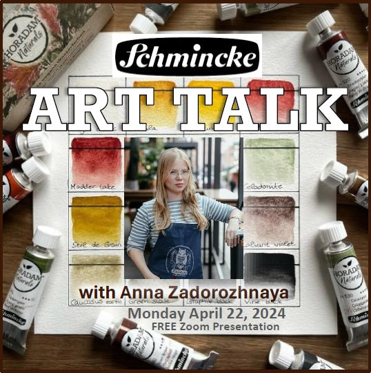 Art Talk on Zoom with Anna Zadorozhnaya from Schmincke
