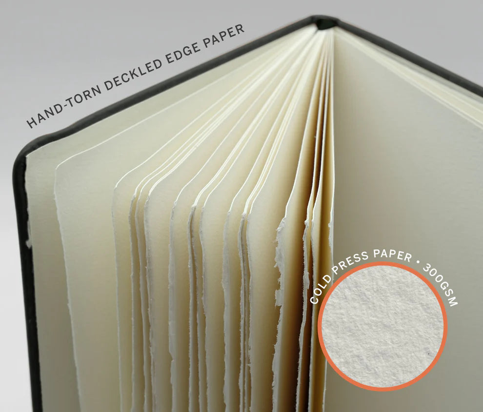 Etchr Perfect Sketchbook 'Llamated' Edition 7" Square - Green