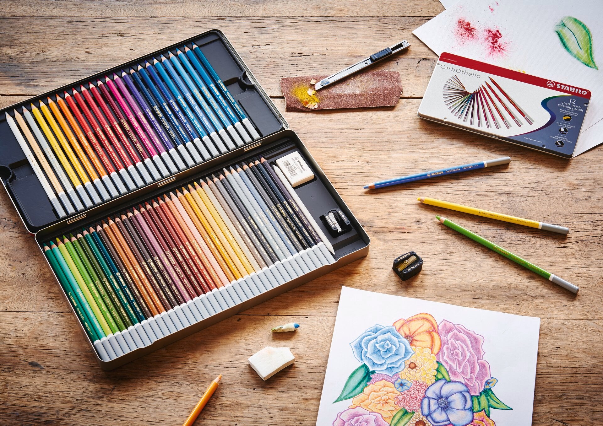 Stabilo Carbothello Pastel Pencils - Wyndham Art Supplies