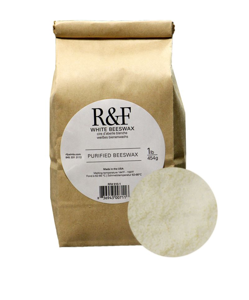 R & F Purified White Beeswax - 1lb.