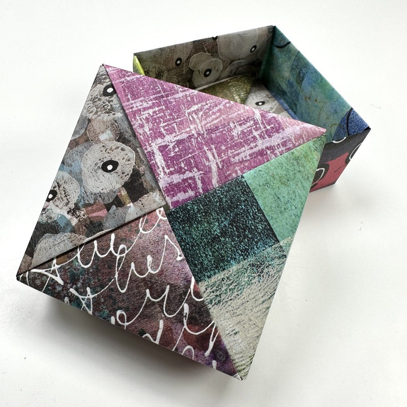 Origami Painted Paper Pack, Hodge Podge - 5 7/8" (24 Sheets/6 Patterns)