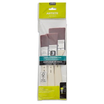 Pebeo Flat Wash Brush Sets