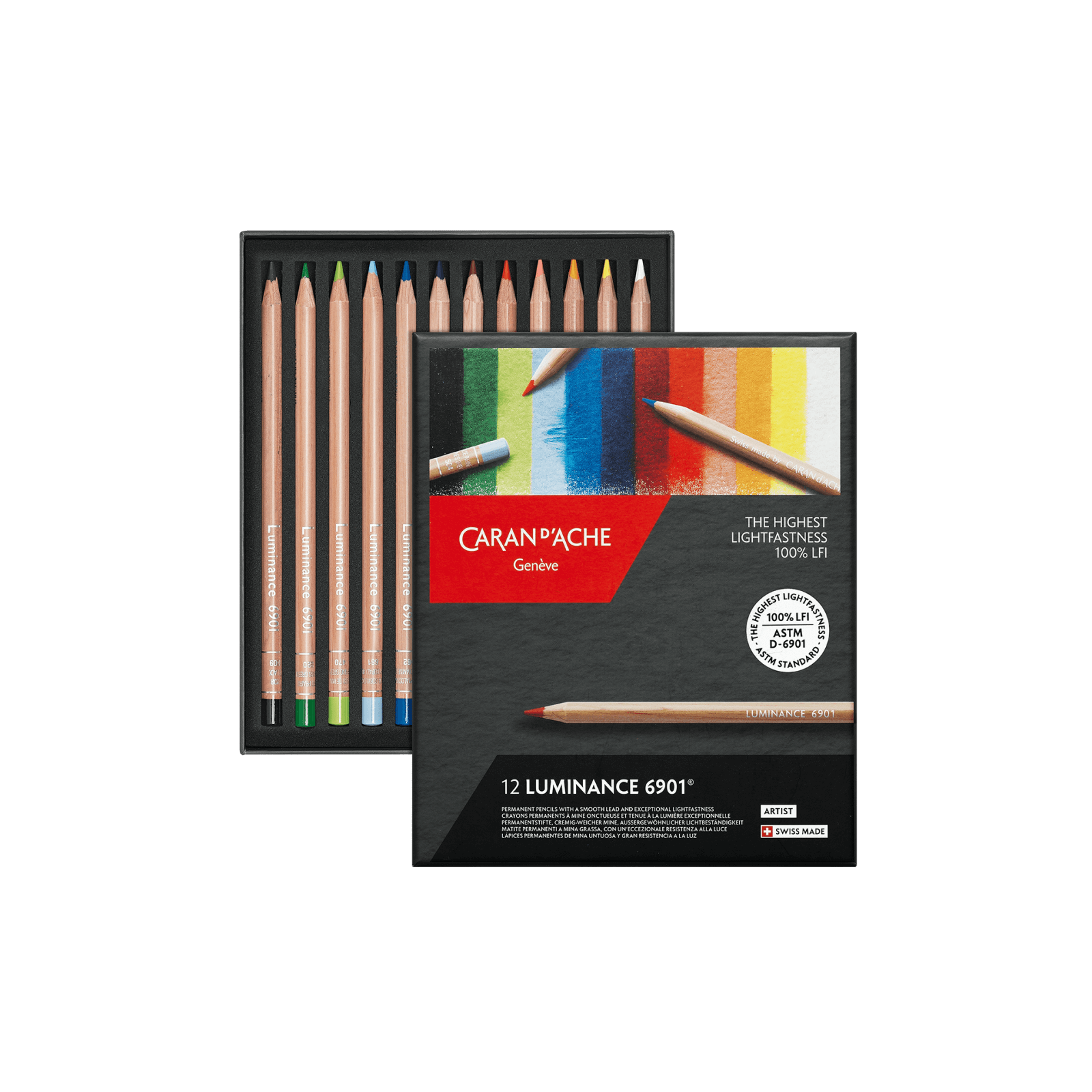 Caran D'Ache Luminance Coloured Pencil Sets