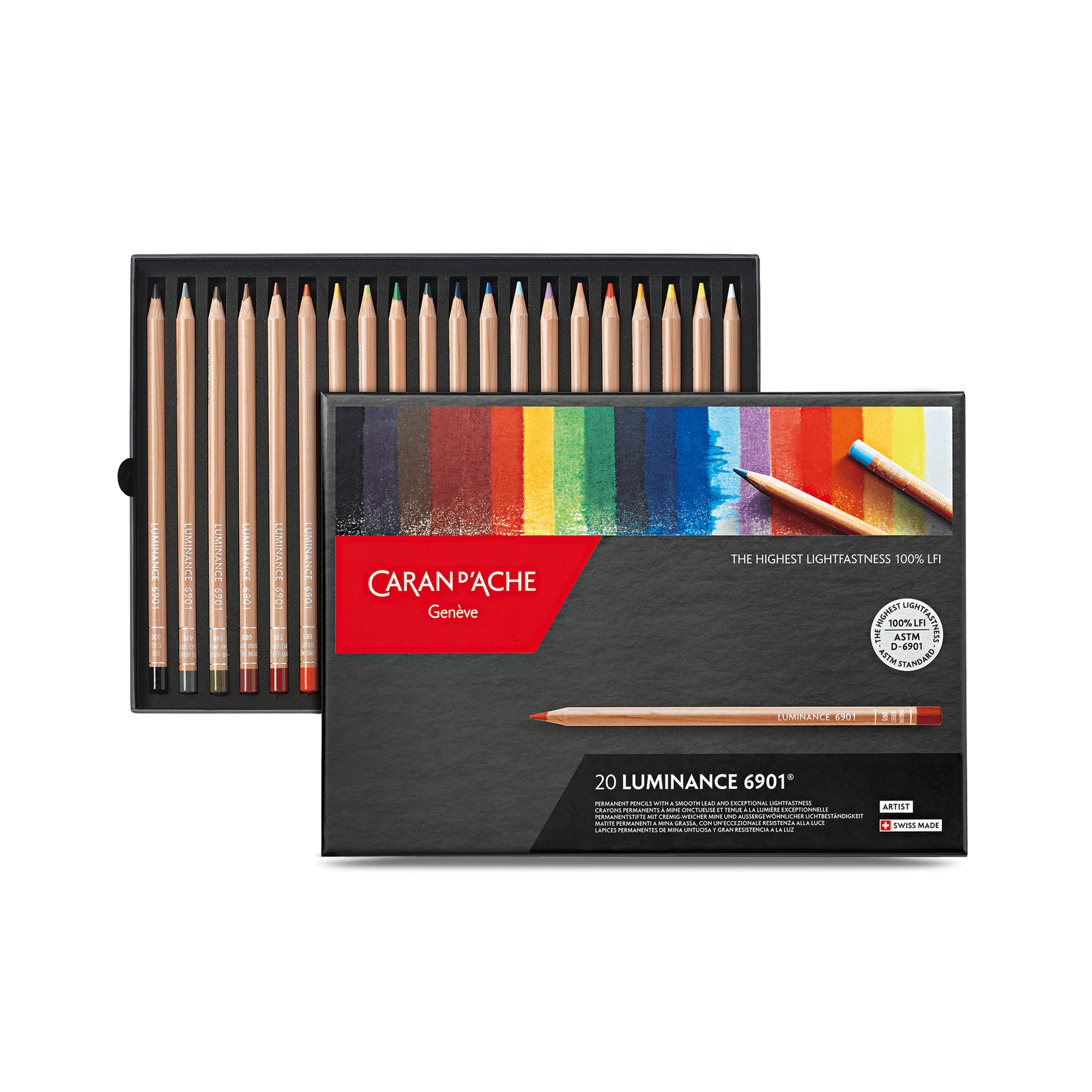 Caran D'Ache Luminance Coloured Pencil Sets