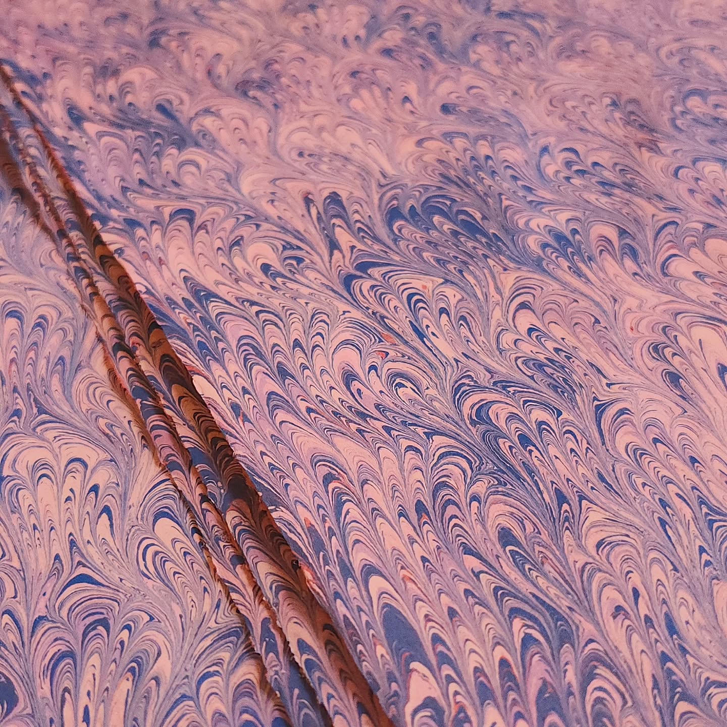 Feuilles Marbled Paper Sheets 20" × 26"