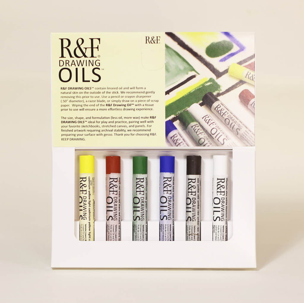 R & F Drawing Oils Color Sets