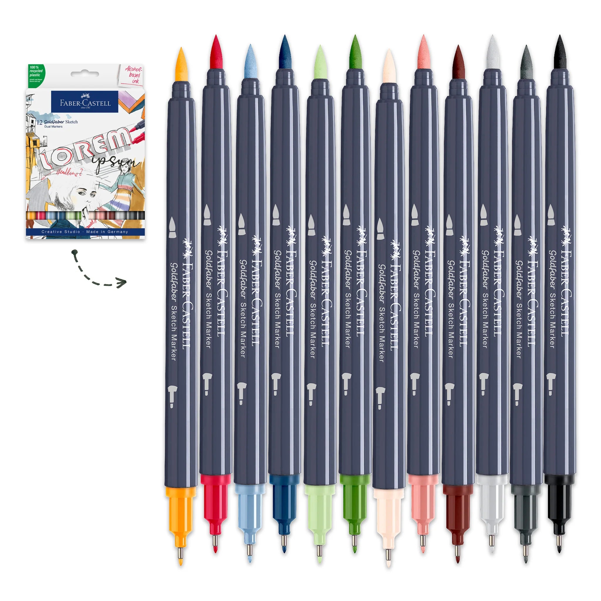 Goldfaber Sketch Alcohol Based Marker Sets
