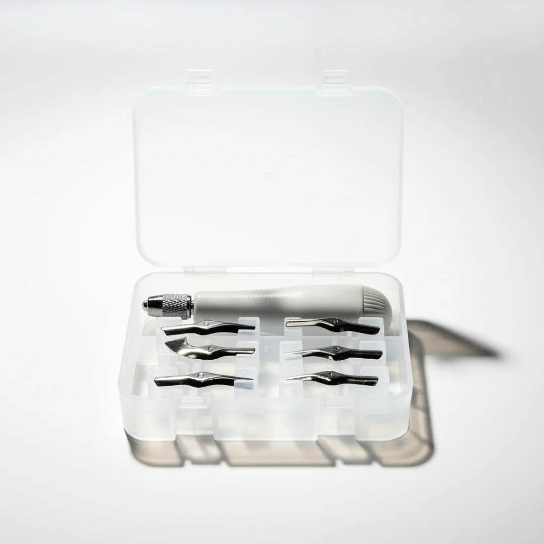 Lino Cutter with 6 Interchangeable tips