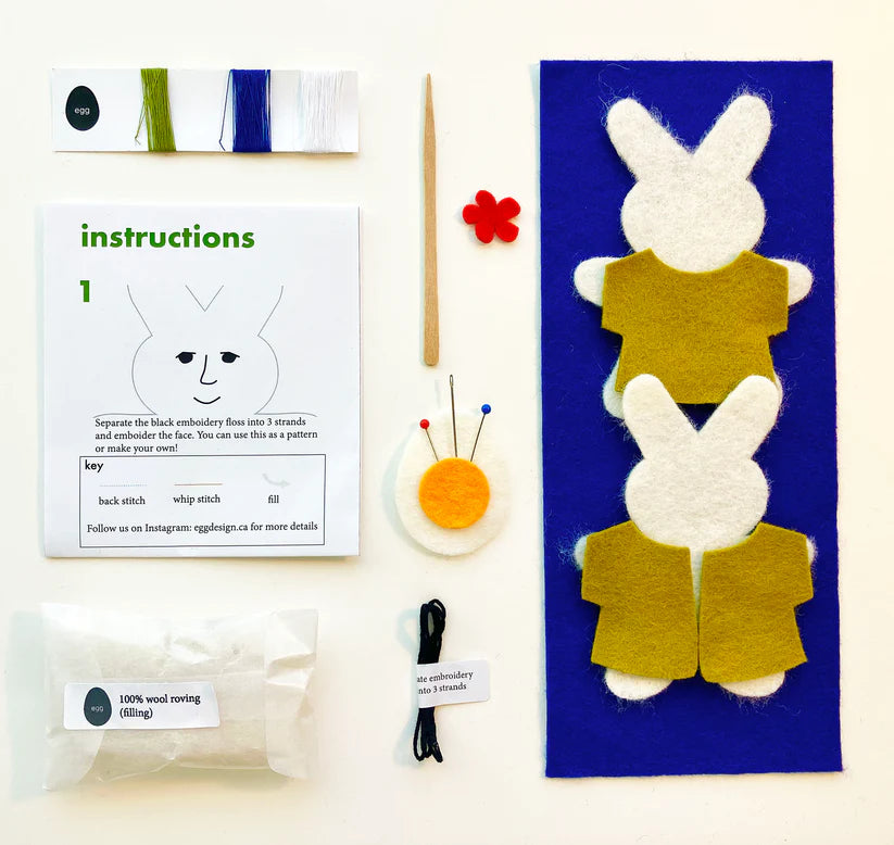 Felt Bunny Sewing Kit