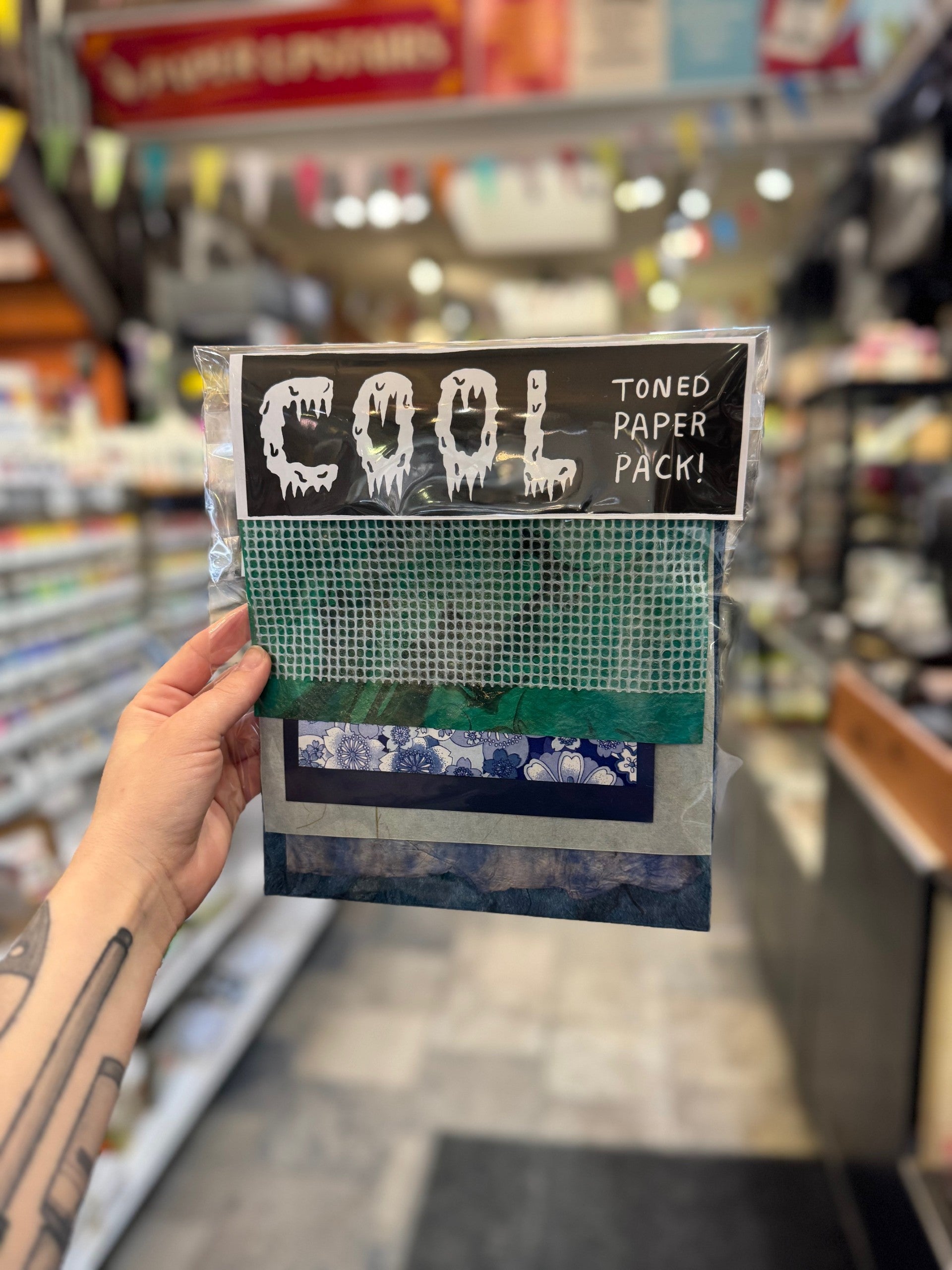 Paper Pack Sampler - COOL tones