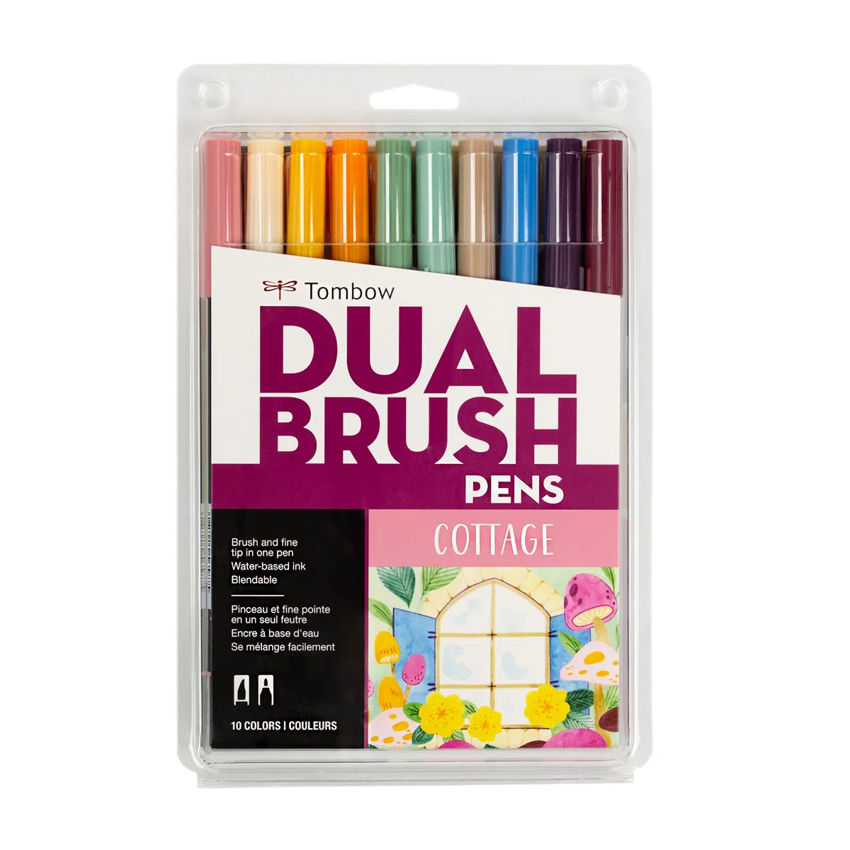 Tombow Dual Brush Marker Sets (10 Pack) - Wyndham Art Supplies