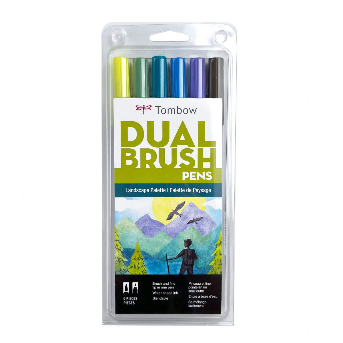 Tombow Dual Brush Marker Sets (6 pack)