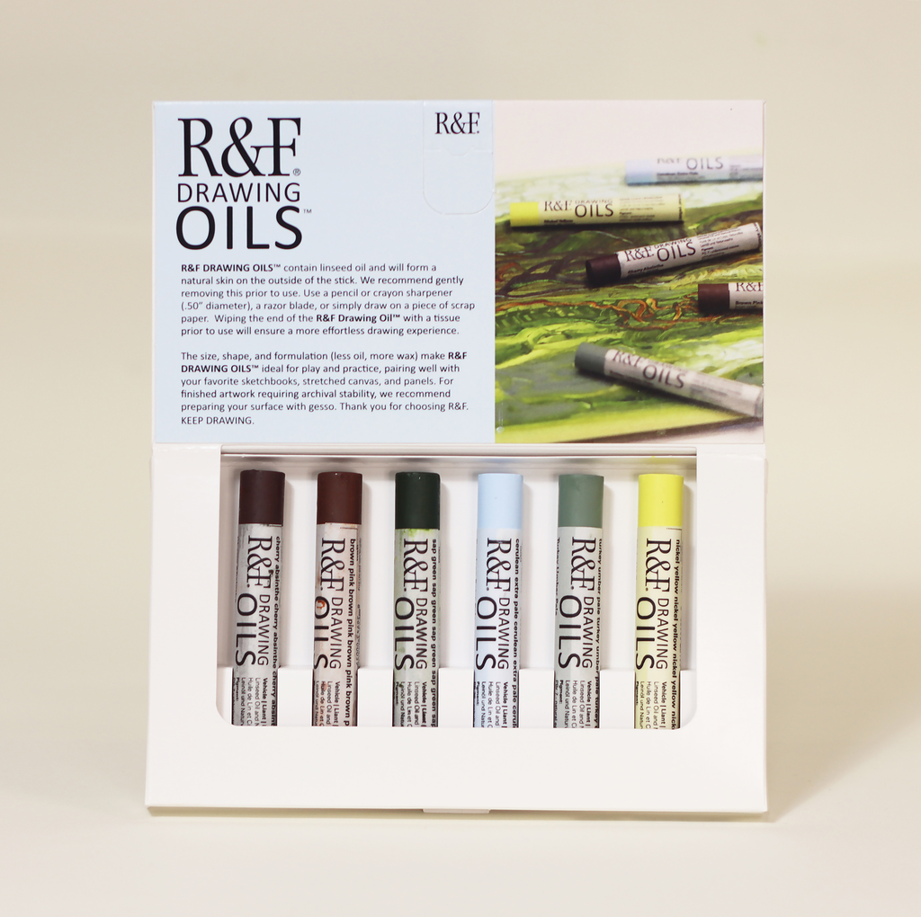 R & F Drawing Oils Color Sets