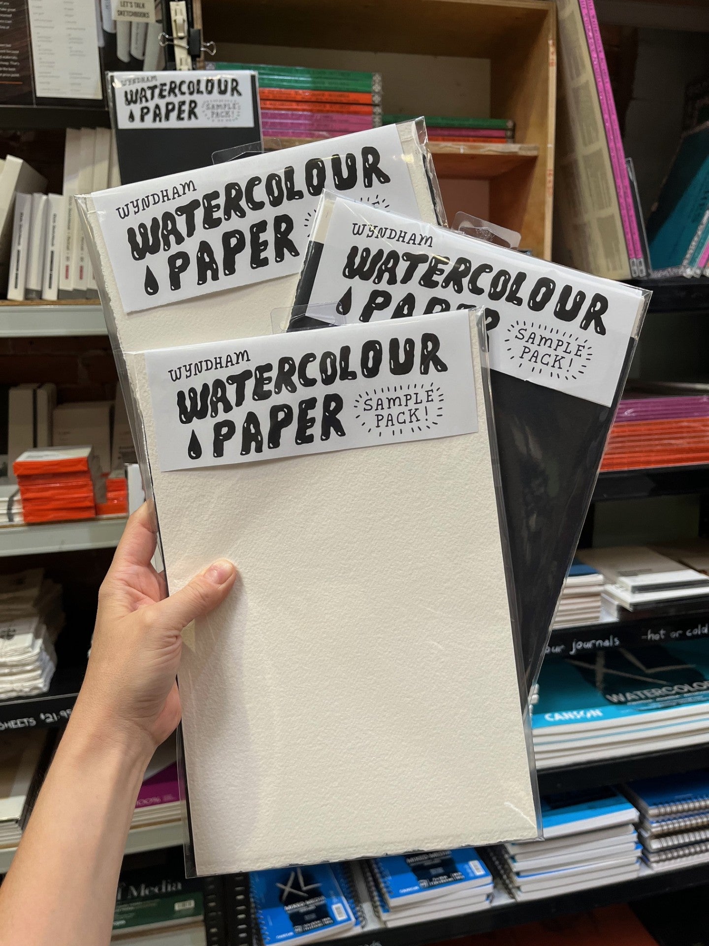 Wyndham Watercolour Paper Sample Packs