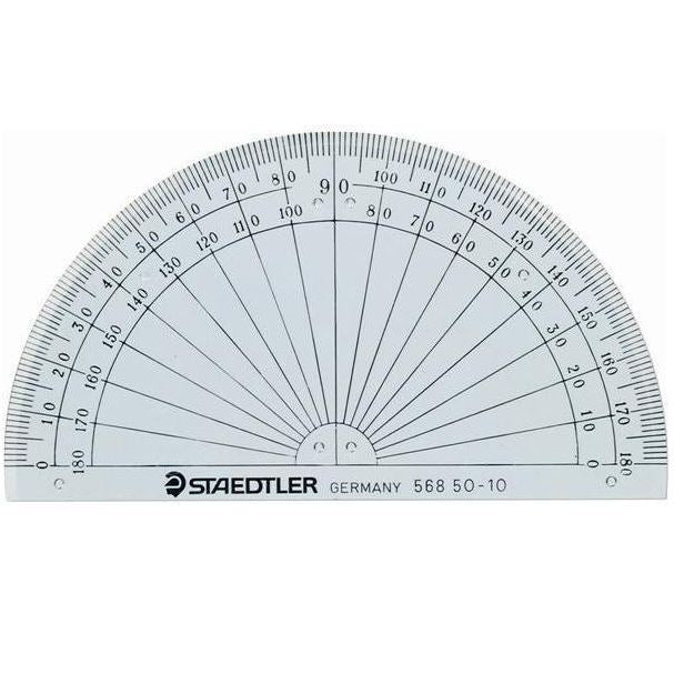 STAEDTLER Protractor 180/ 4" - Wyndham Art Supplies