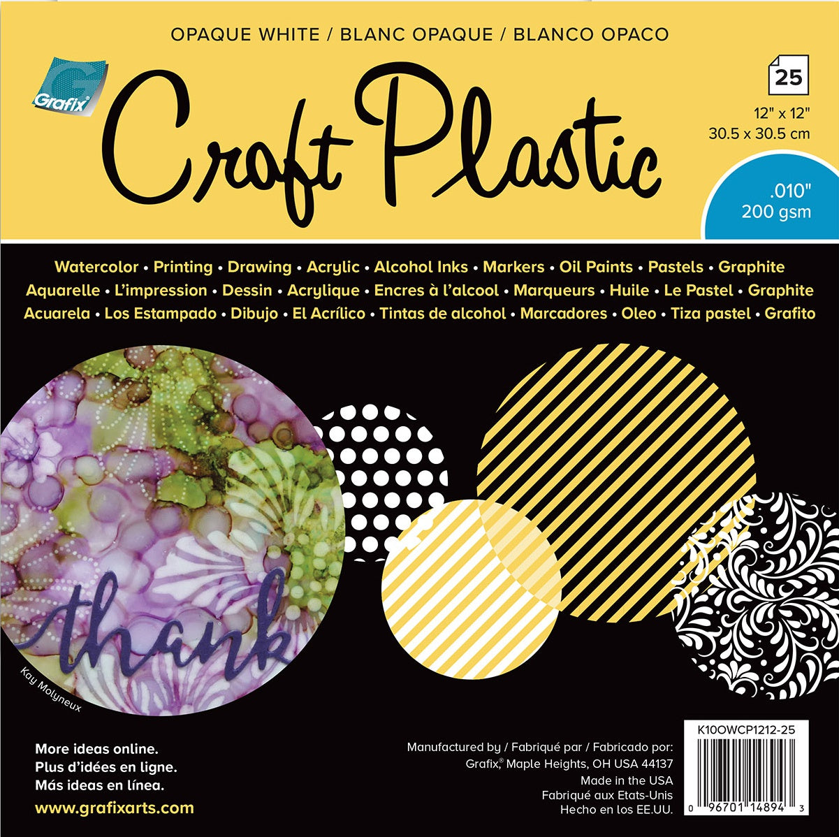 Grafix Craft Plastic - Wyndham Art Supplies