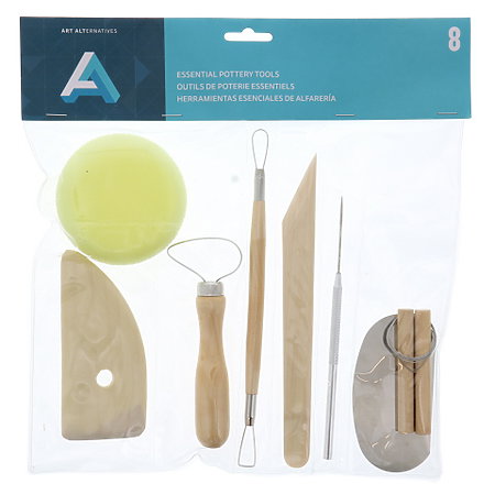 Essential Pottery tools 8pk